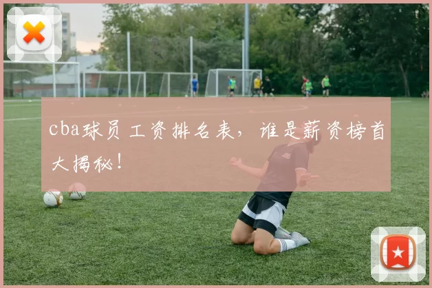 cba球员工资排名表,谁是薪资榜首大揭秘!